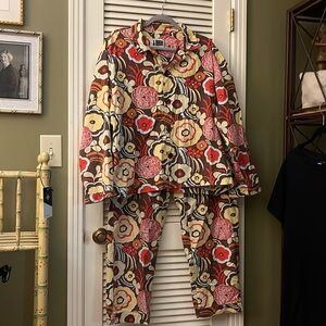 The Cat’s Pajamas size xl cotton brown, red, yellow